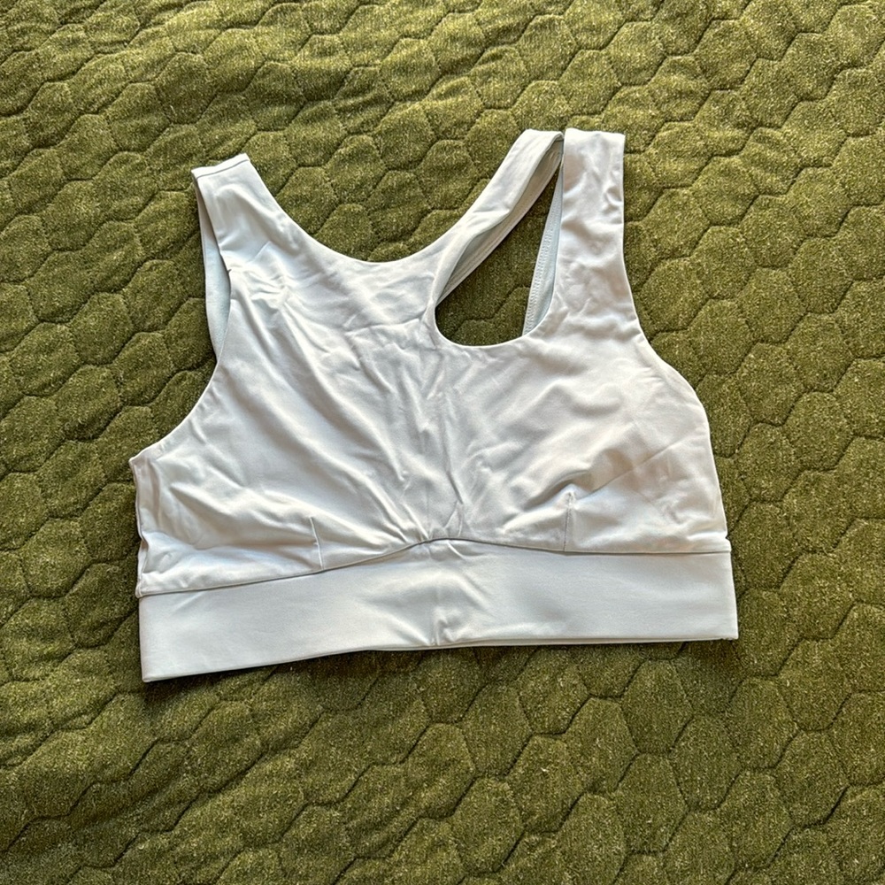 Fabletics Light Blue Medium Sports Bra